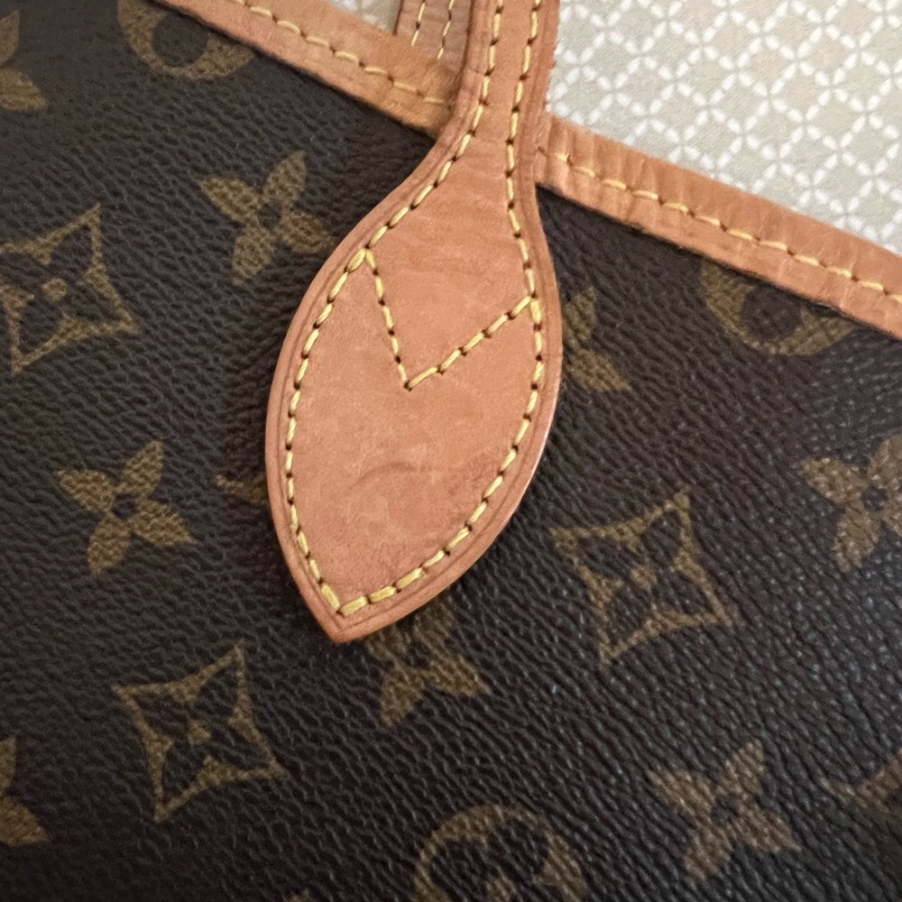 Louis Vuitton Brown Monogram Tote - Picture 7 of 8